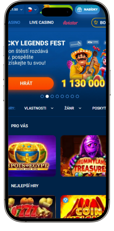 Unikátní vlastnosti Mostbet