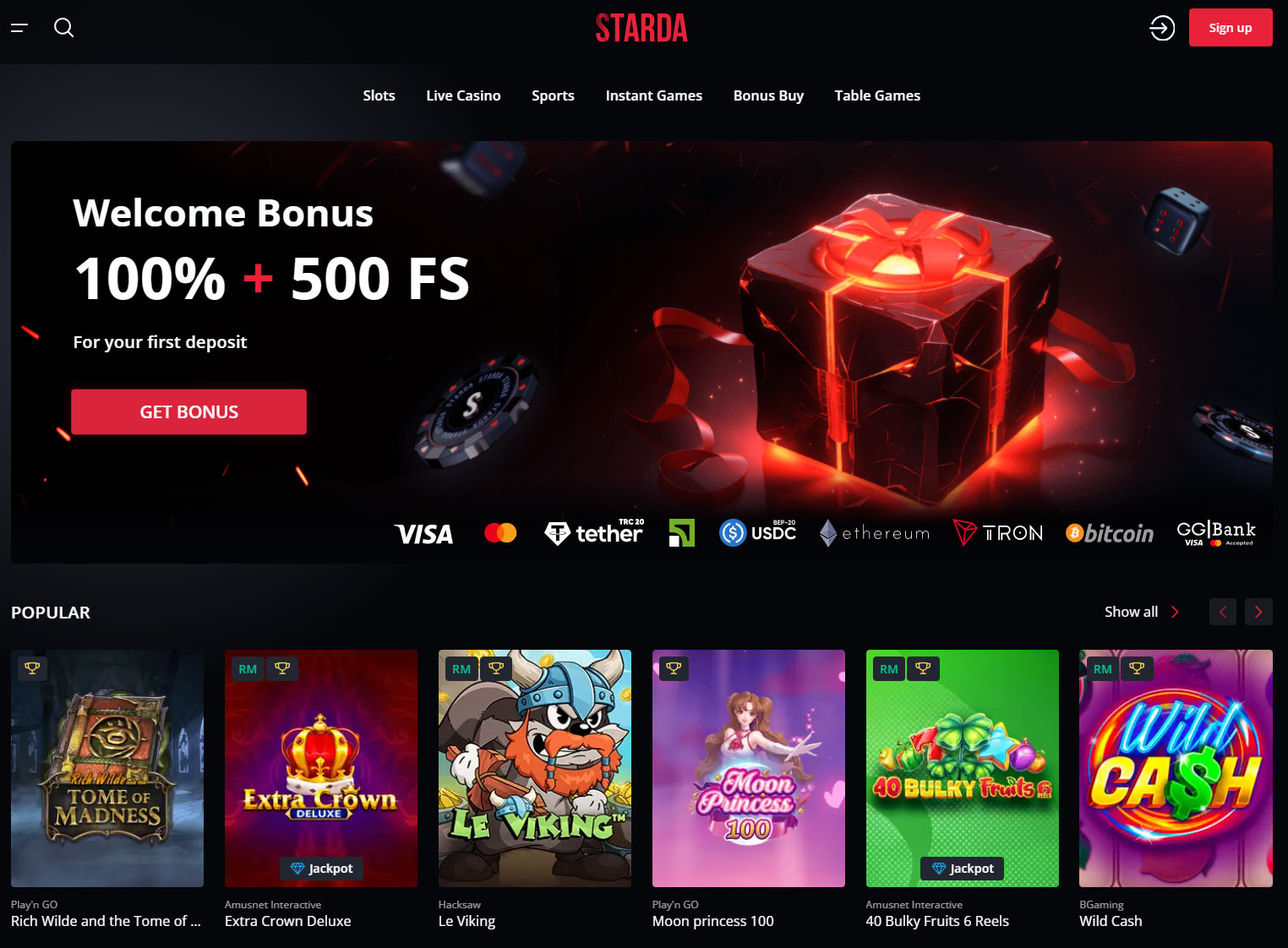 Bonus od Starda