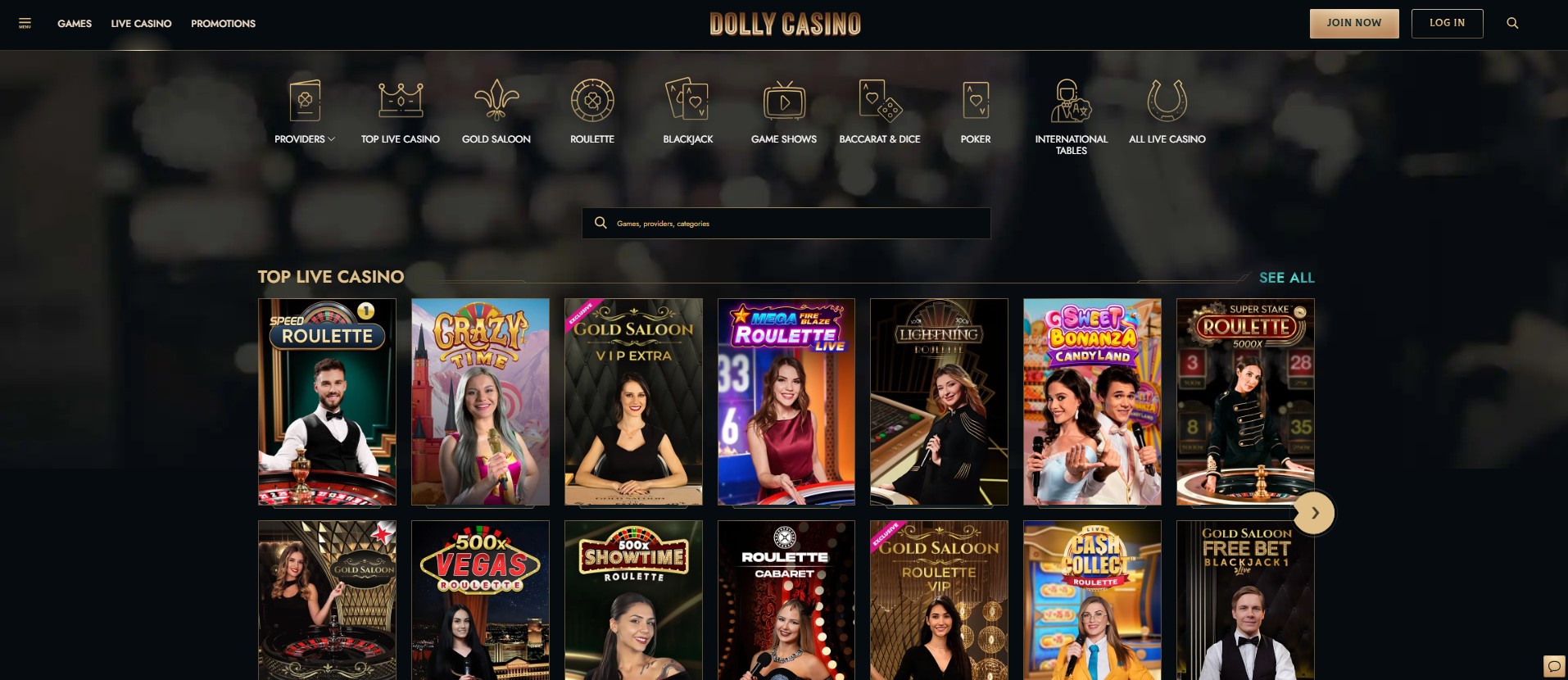 Live casino