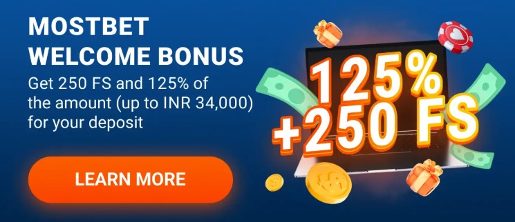 Vstupní bonus v Mostbet