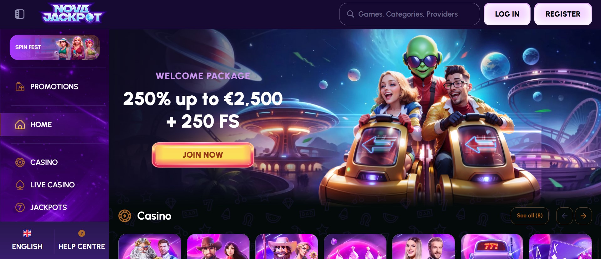Novajackpot kasino