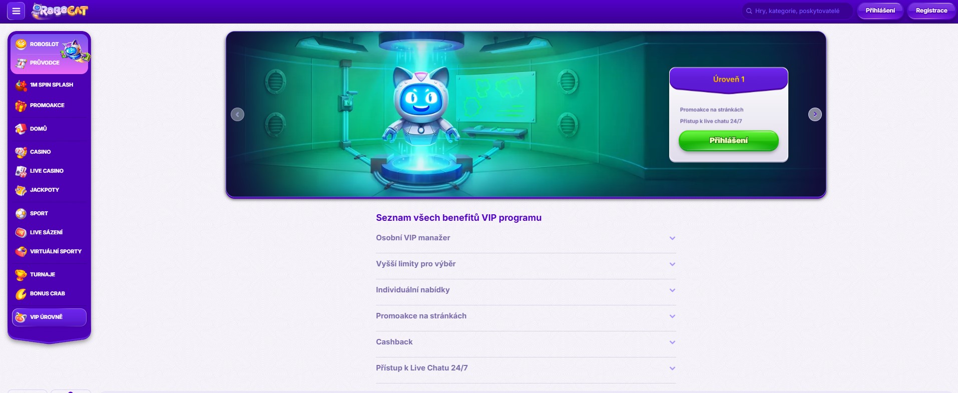 Věrnostní program Robocat